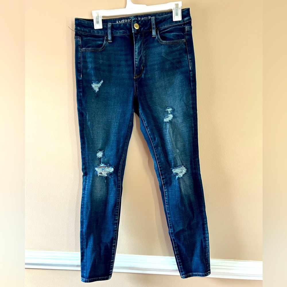 American Eagle 360 super stretch hi-rise jegging Size 10 reg